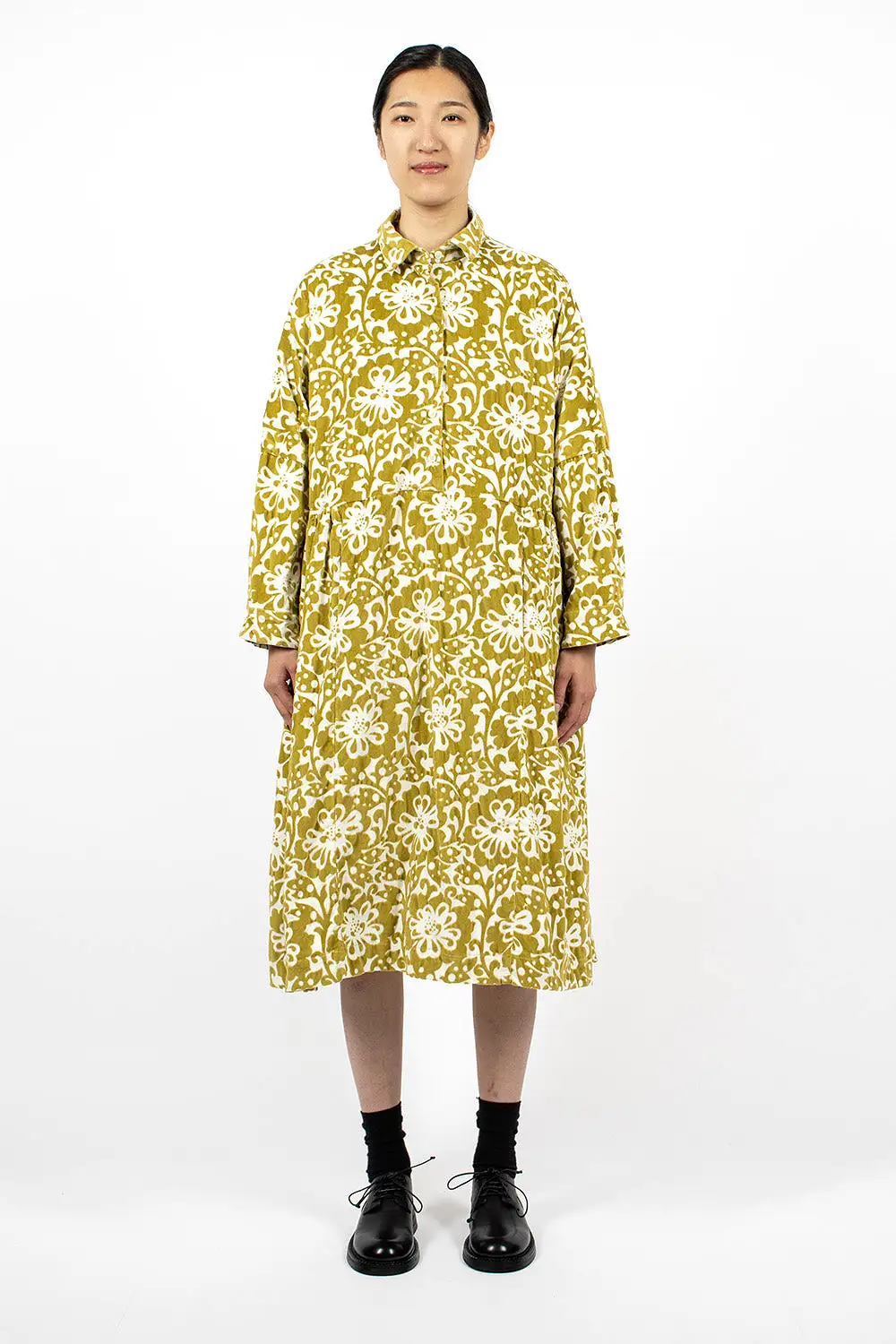 Paga Rouch Dress Acid Floral