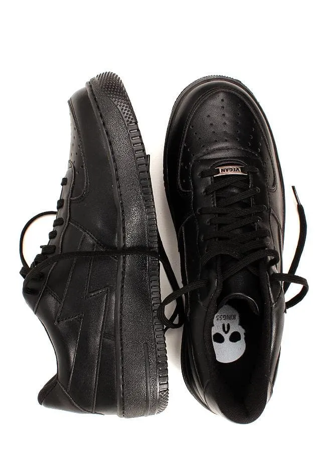 'Paramount' vegan low-top sneaker by King55 - Black