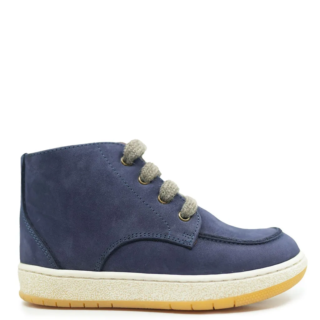 Pepe Navy Nubuck Hightop Sneaker