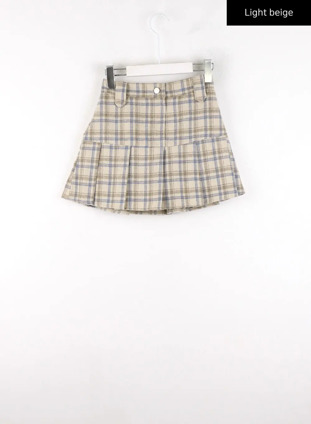 Plaid Pleated Mini Skirt CD307