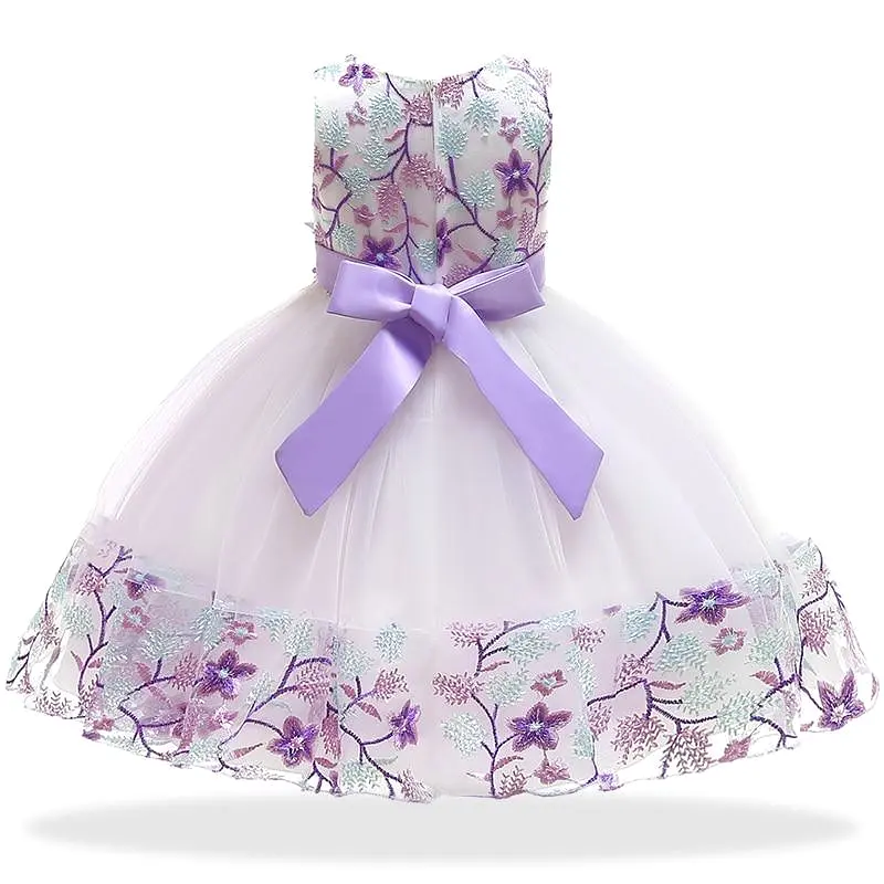 Princess Floral Dress For Girls