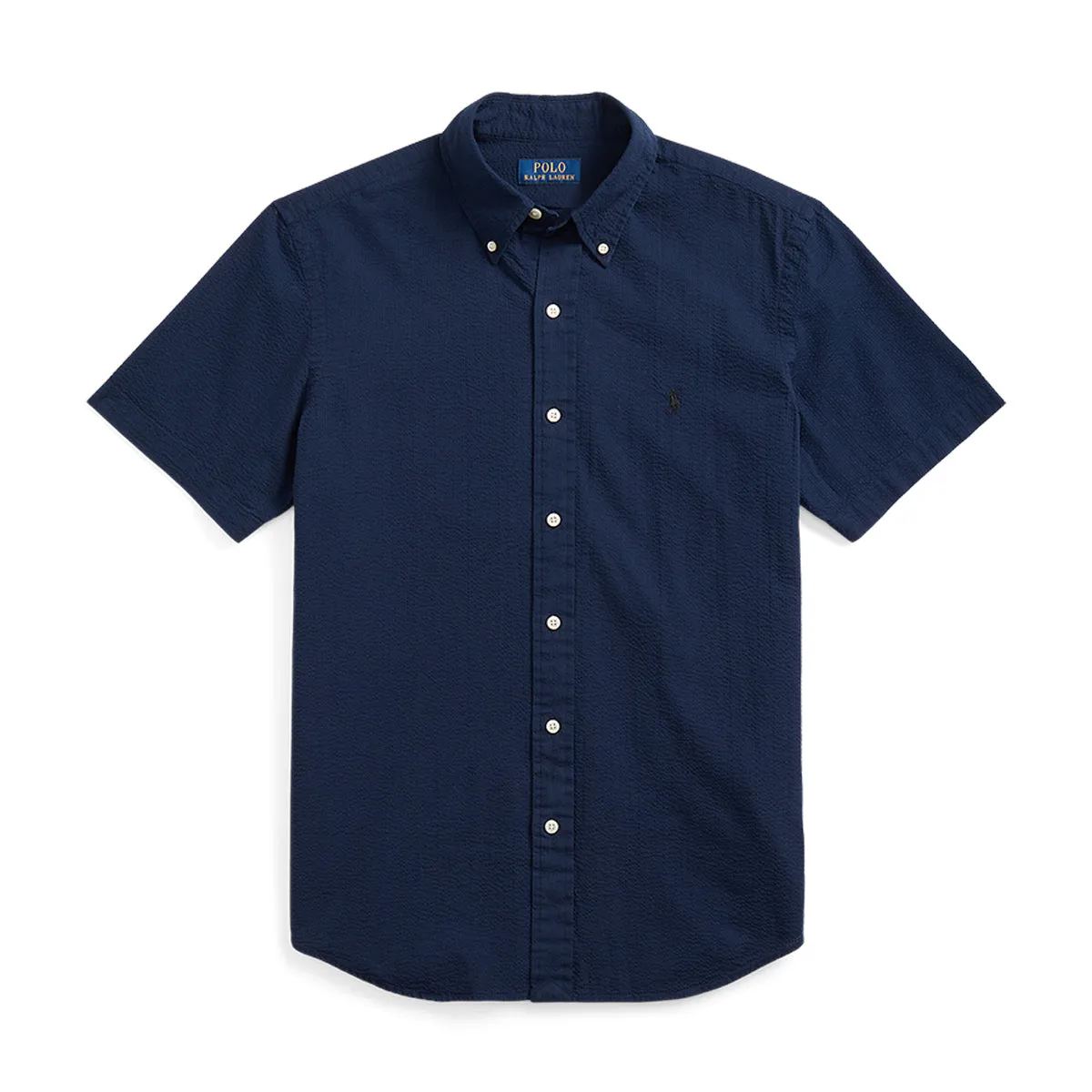 Ralph Lauren - Custom Fit Seersucker SS Shirt in Navy