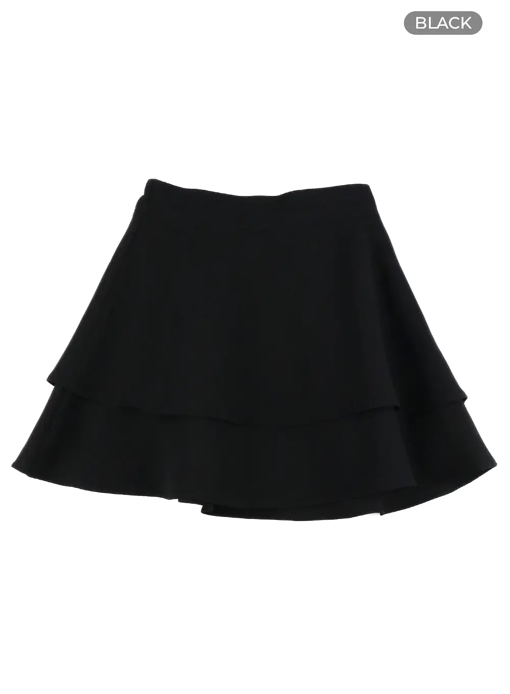 Ruffle Layered Mini Skirt OA405