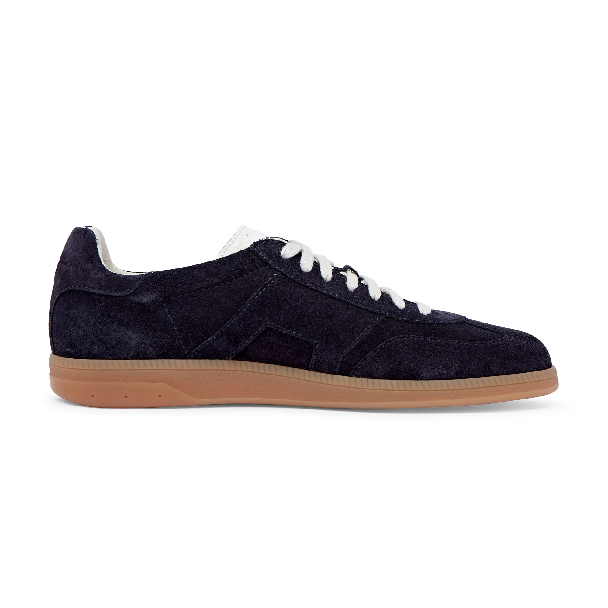 Santoni Low Top Court Trainer (Navy)