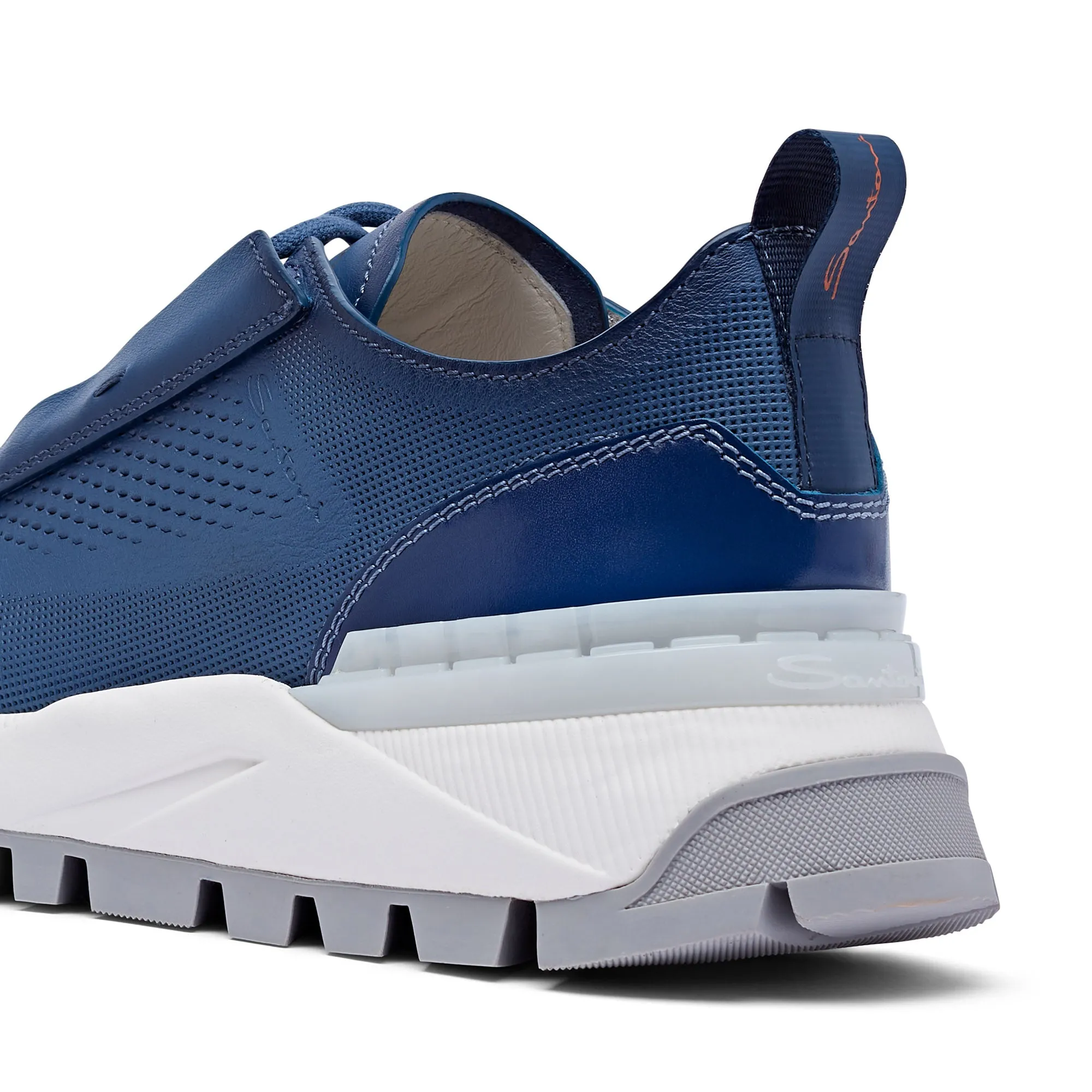 Santoni Tech Mesh Runner (Blue Navy)