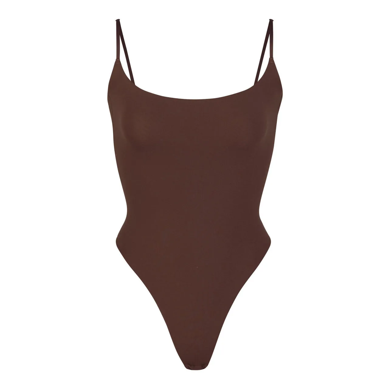 SKIMS FITS EVERYBODY Cami Bodysuit Cocoa - Dark Brown