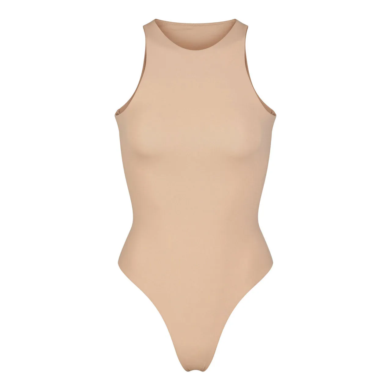 SKIMS FITS EVERYBODY High Neck Bodysuit Clay - Beige