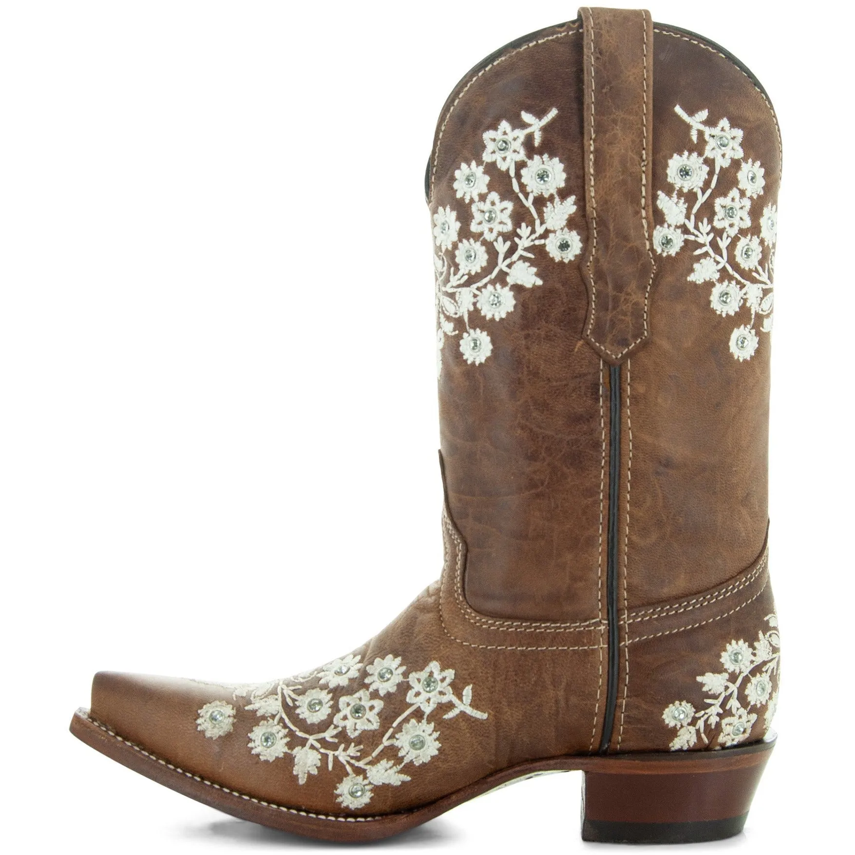 Soto Boots Womens Floral Embroidery Cowgirl Boots M50059