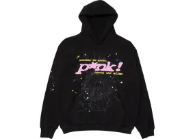 Sp5der Hoodie Black/Pink