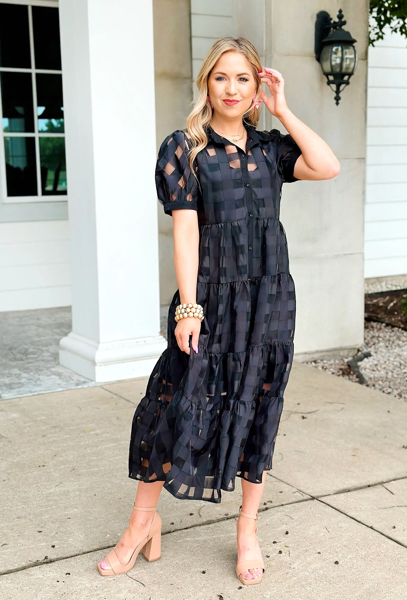 Step Into Style Midi Dress