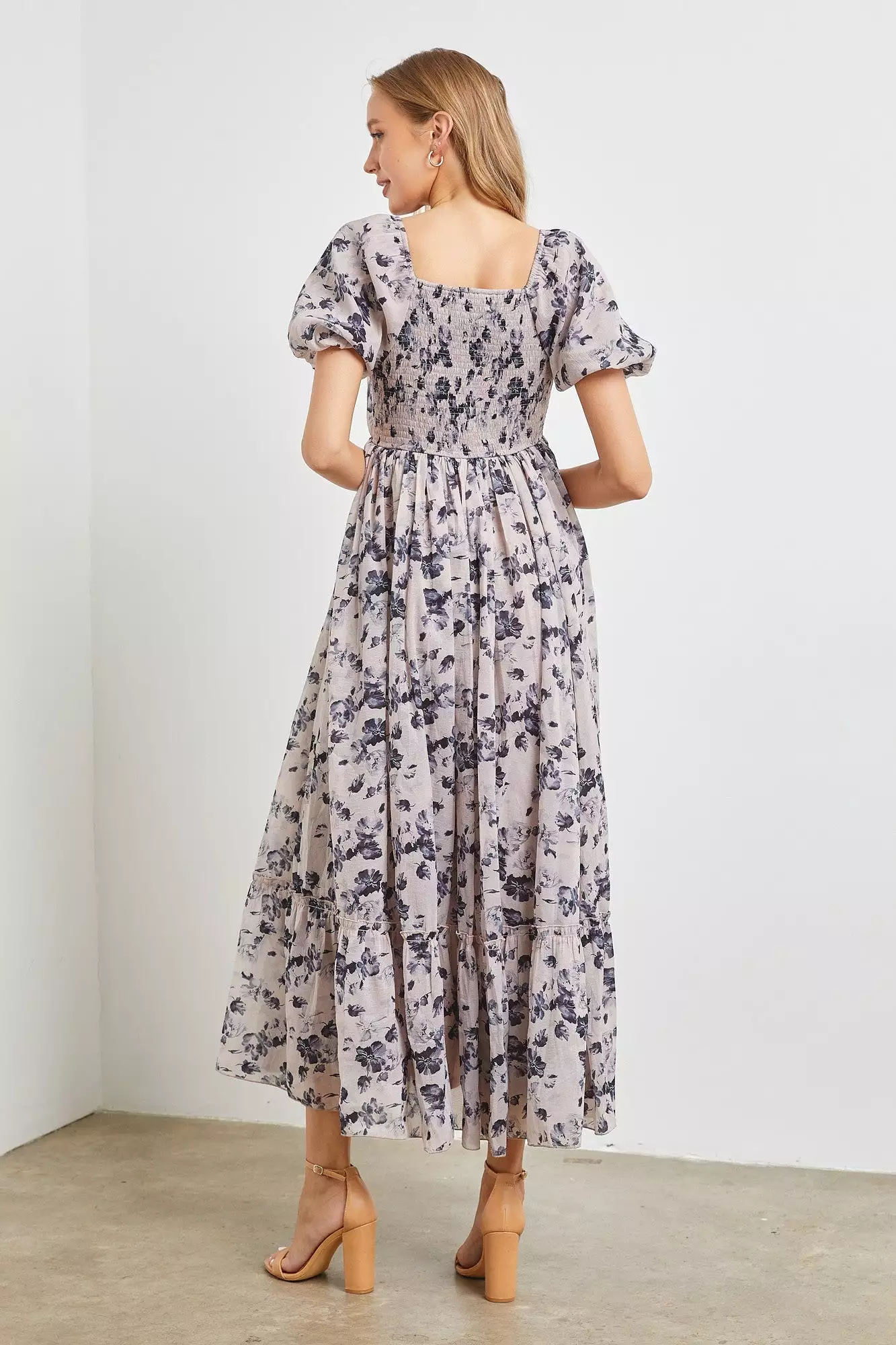 The Ida Pleated Floral Dress