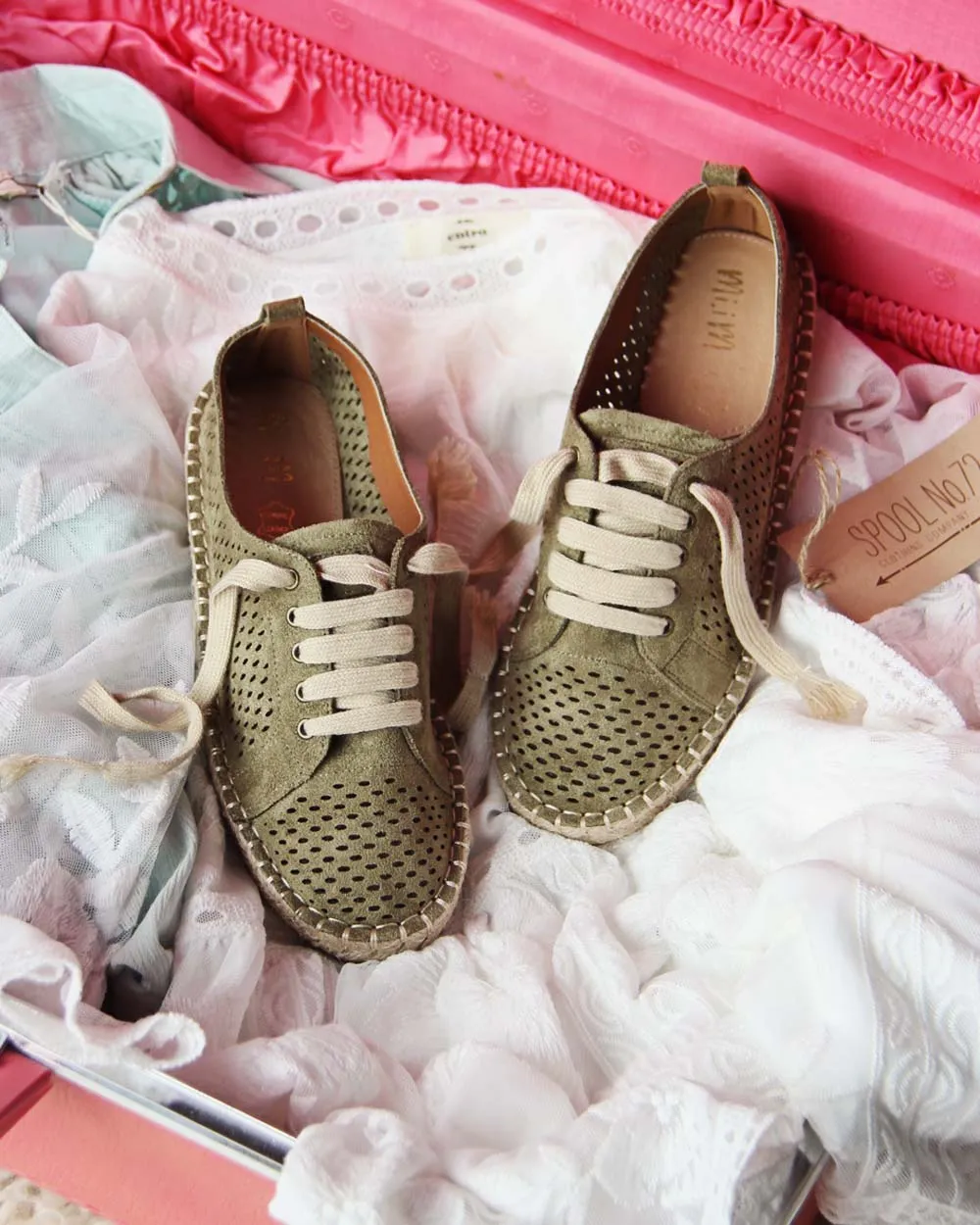 The London Sneaker Espadrille in Sage