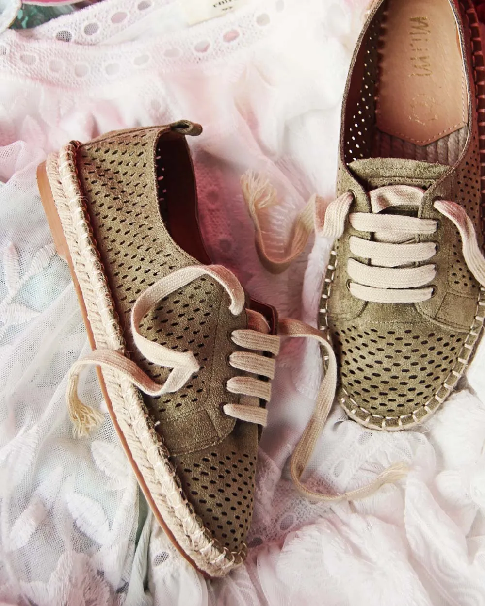 The London Sneaker Espadrille in Sage