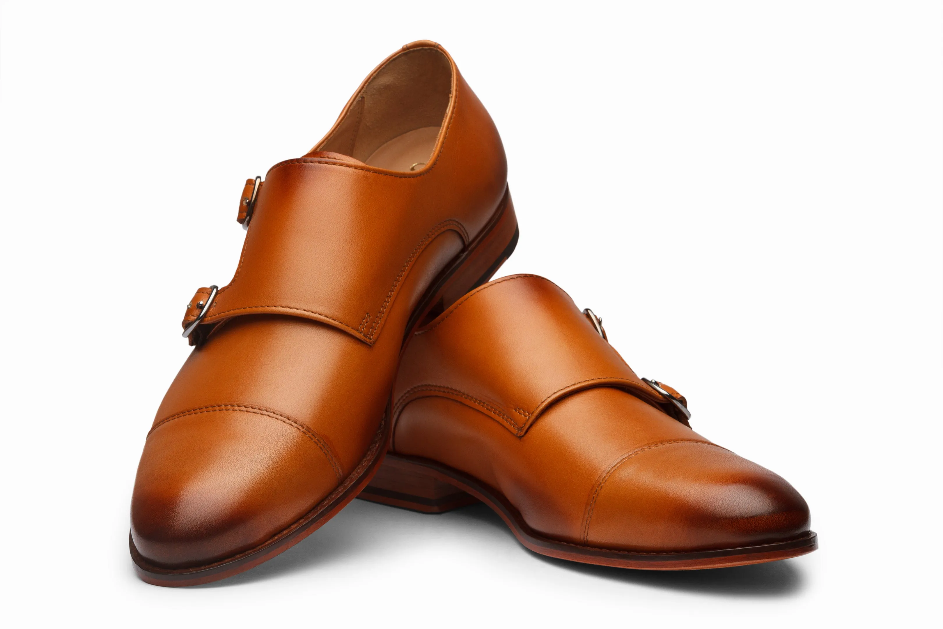 Toecap Double Monks - Tan