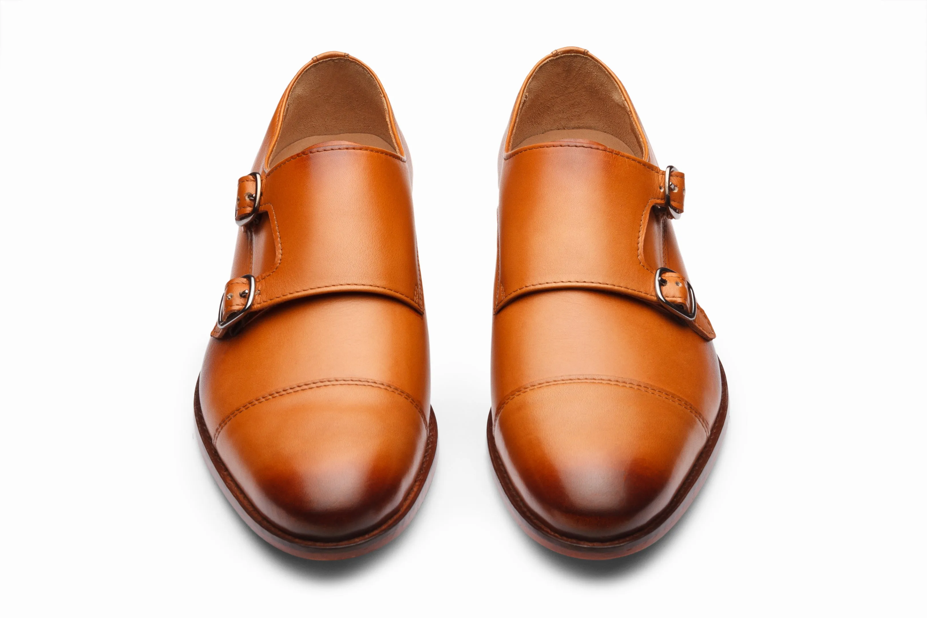 Toecap Double Monks - Tan