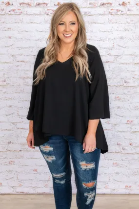 Treasured Moments Top, Black