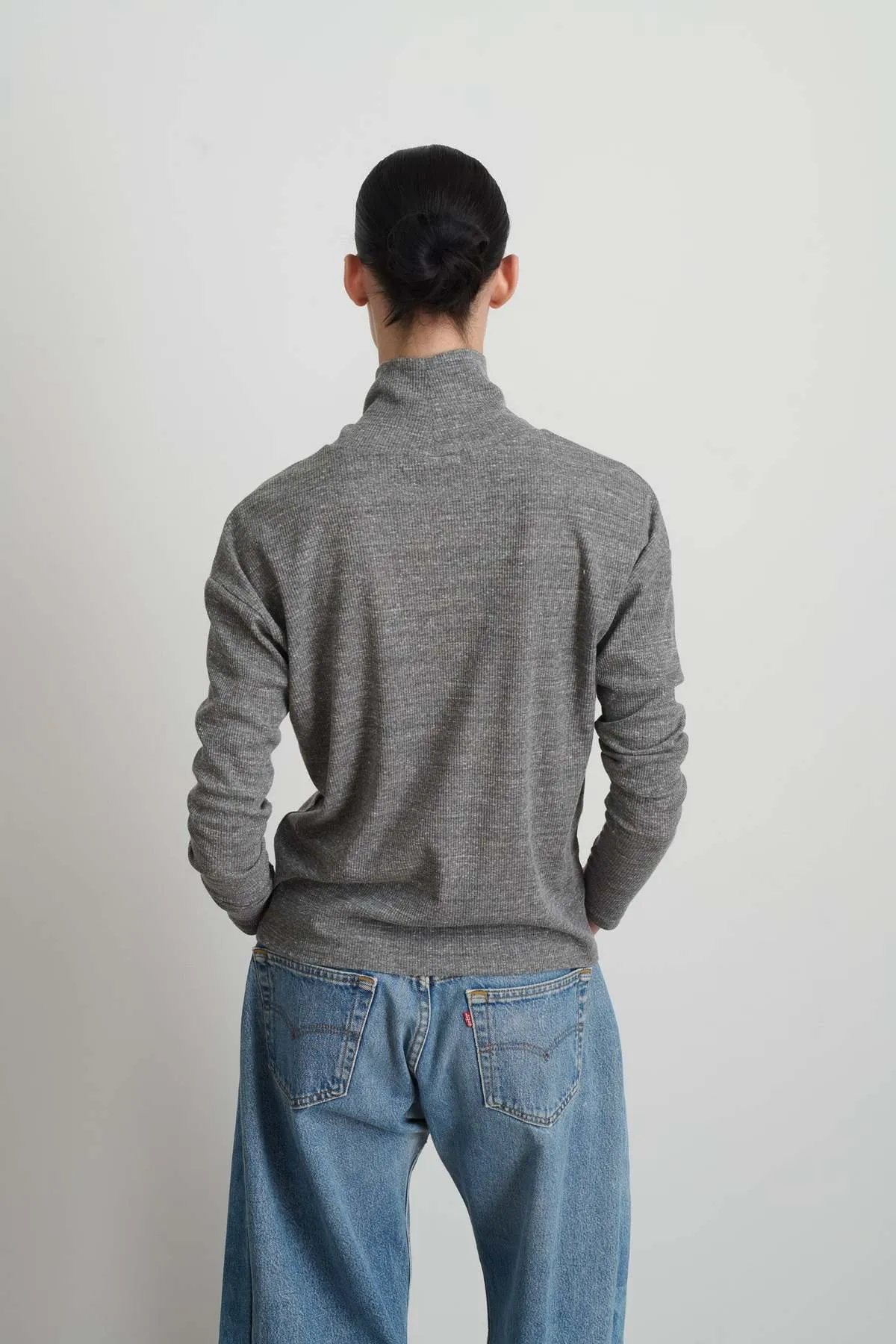 Turtleneck - Heather Grey