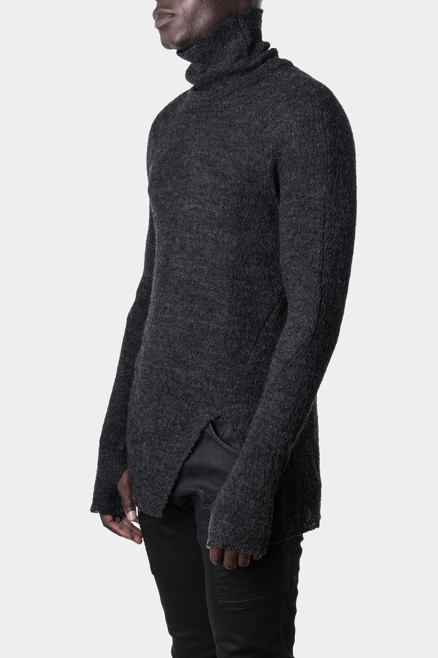 Turtleneck knit sweater