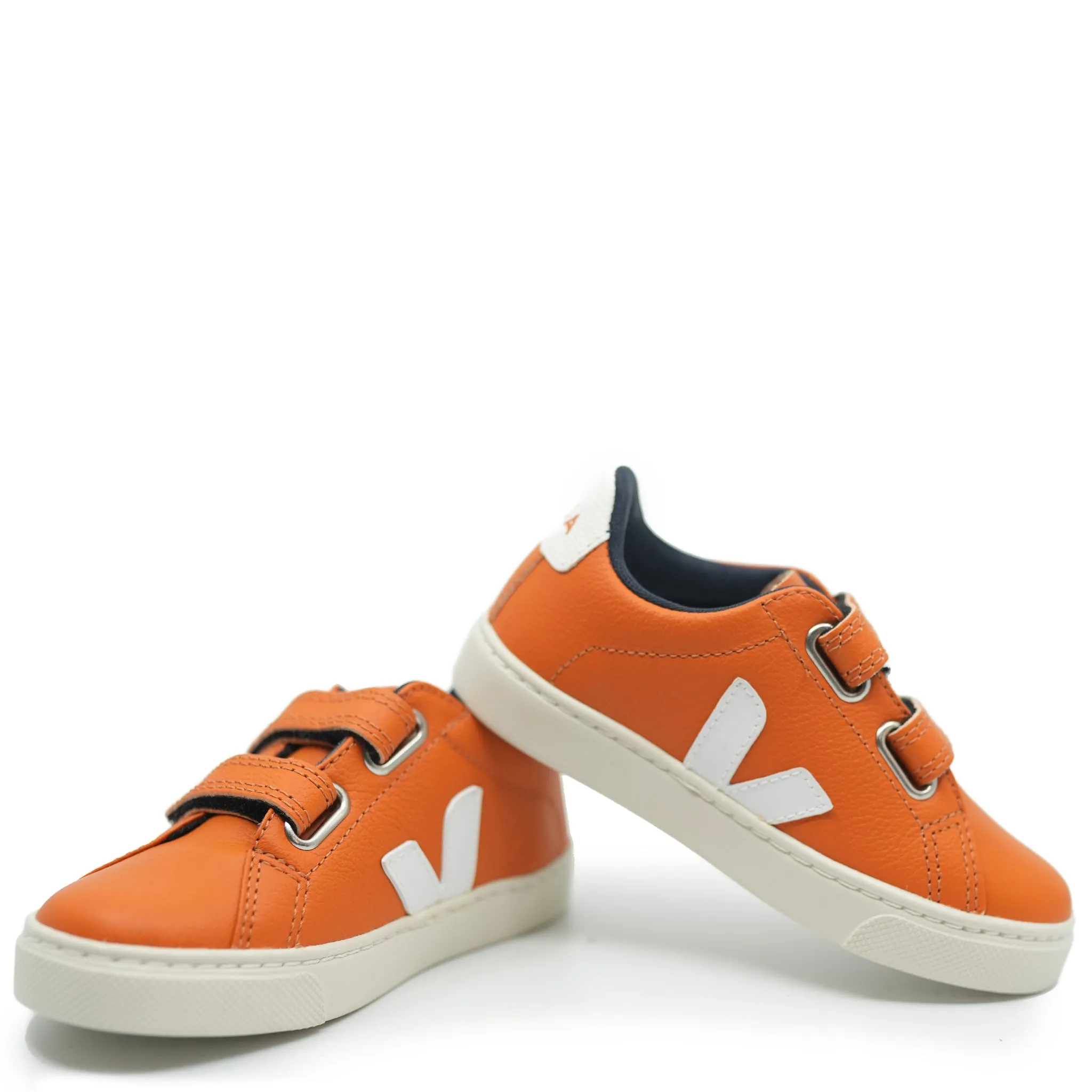 Veja Pumpkin White Velcro Sneaker