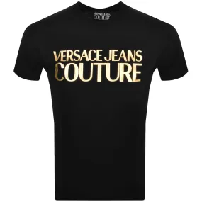 Versace Jeans Couture Logo T Shirt Black