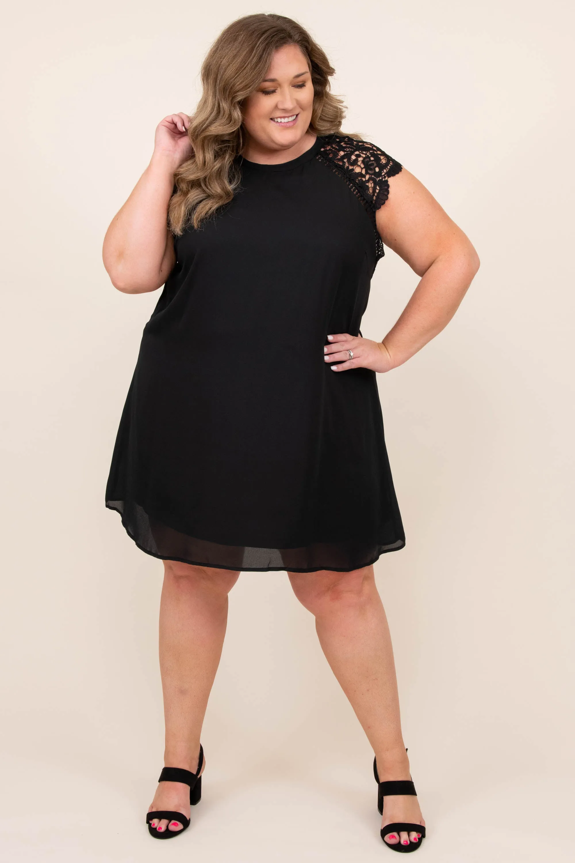 Why Not Fall In Love Dress, Black