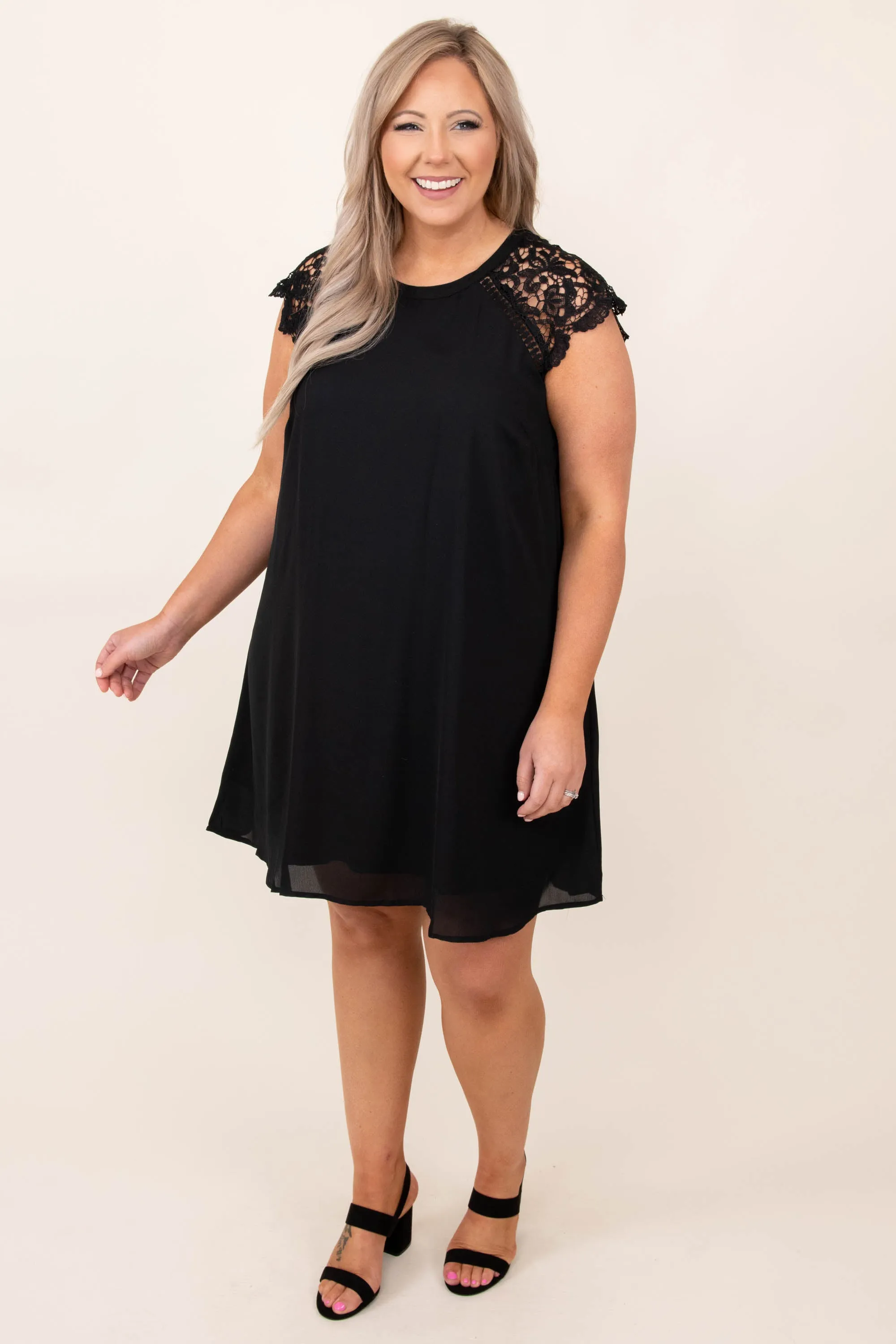 Why Not Fall In Love Dress, Black