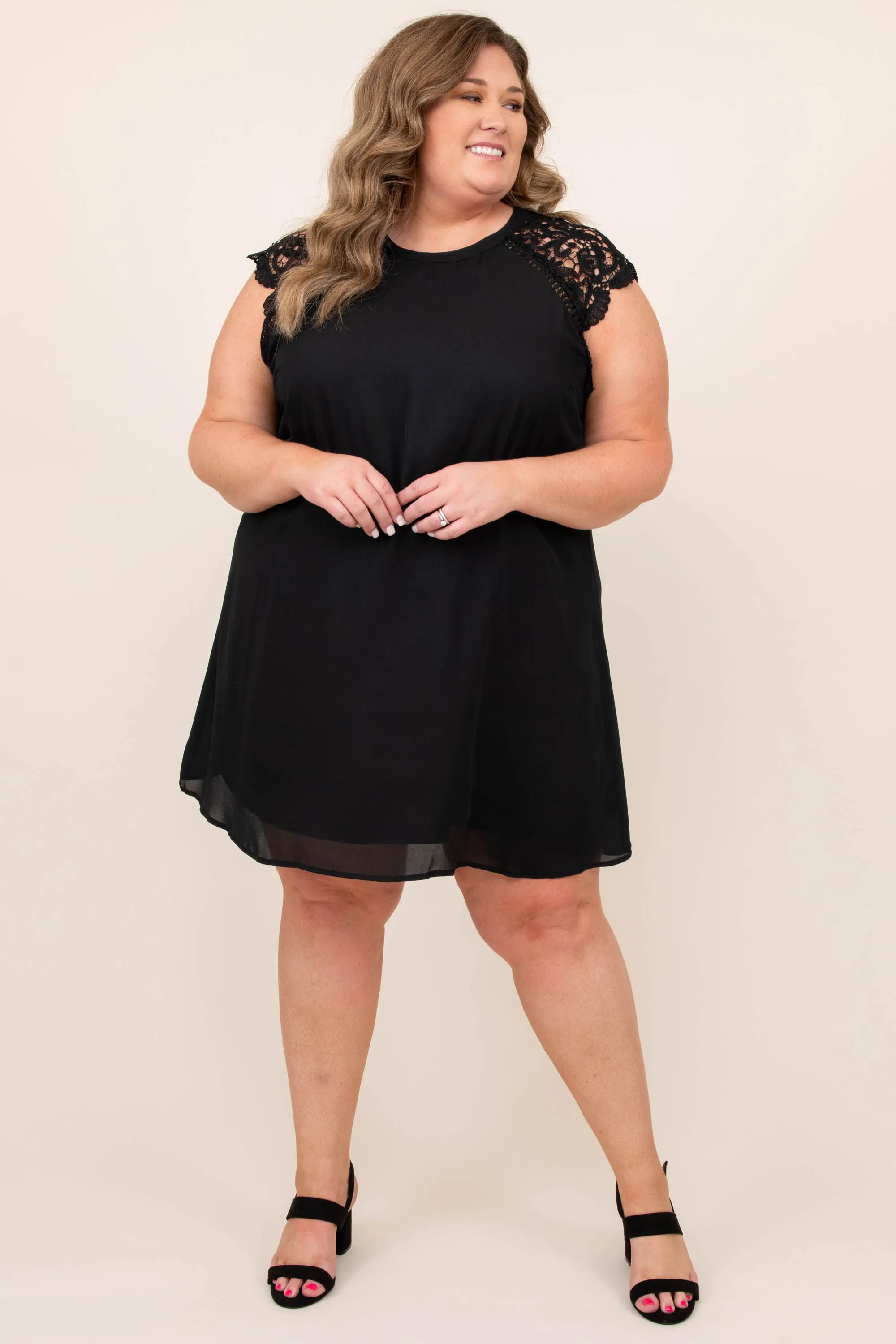 Why Not Fall In Love Dress, Black