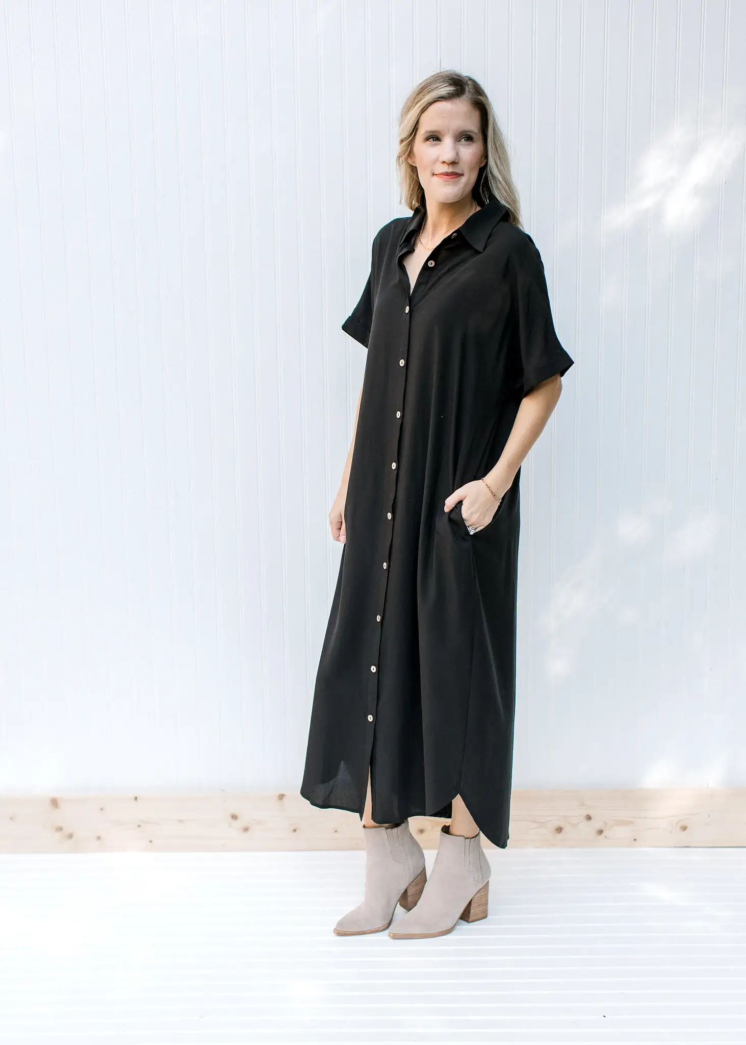 X Black Casual Day Dress