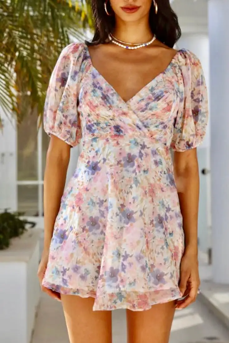 Zaina floral dress